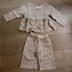 Zara Kids Textured Weave Set